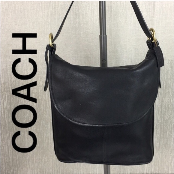 Coach Handbags - ⭐️ COACH VINTAGE XLARGE BUCKET CROSSBODY 💯AUTH
